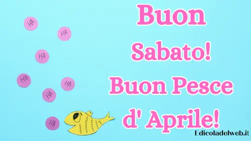 Buongiorno Buon Sabato 1 aprile: immagini e frasi nuove