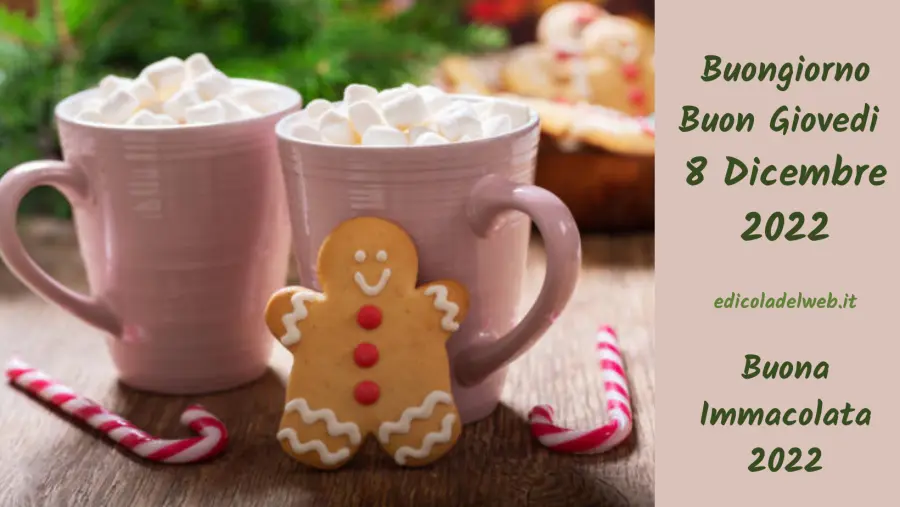 Buongiorno Buon Giovedi 8 Dicembre: immagini e frasi Buona Immacolata 2022