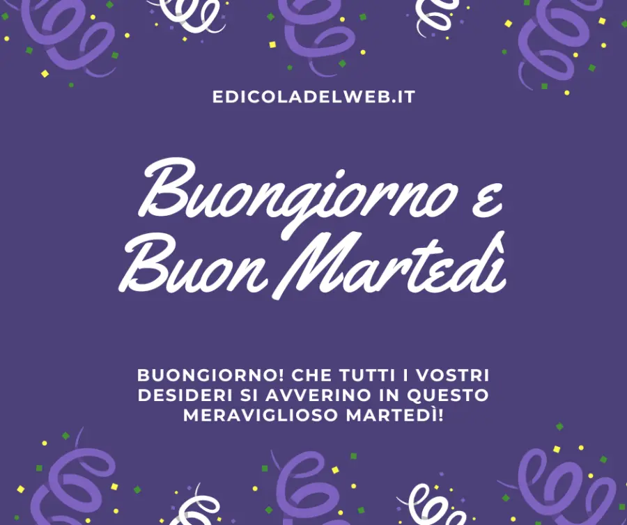 Buongiorno Buon Martedì 25 Ottobre 2022: immagini nuove e frasi da copiare