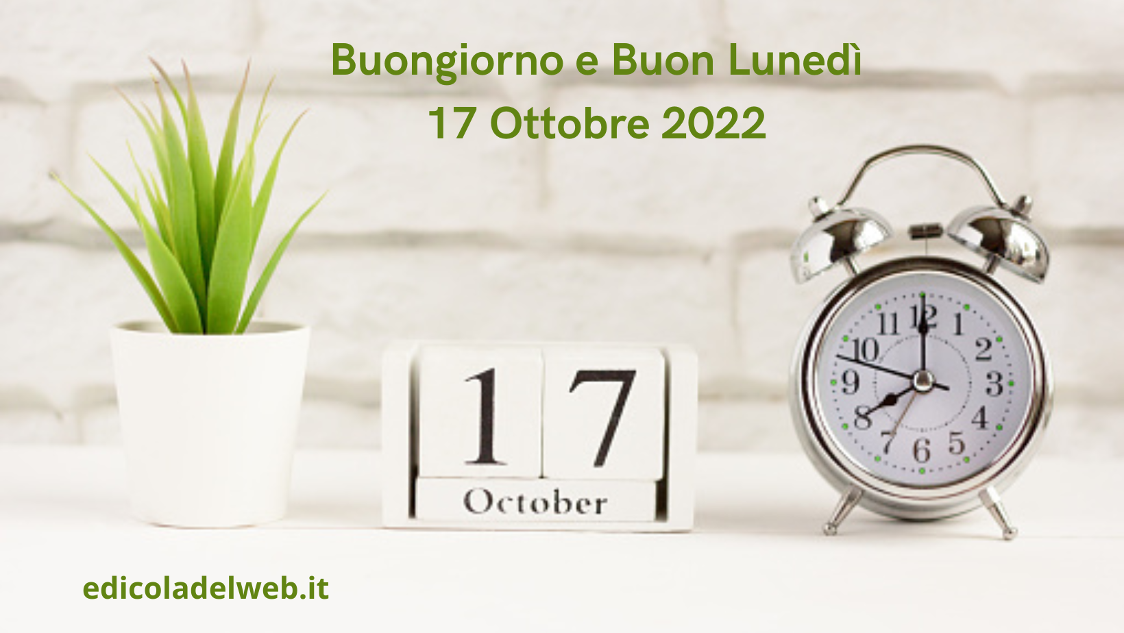 Buongiorno e Buon Lunedì 17 Ottobre 2022: immagini nuove e frasi da copiare