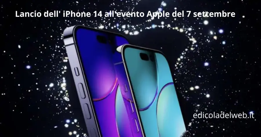 Lancio dell' iPhone 14: cosa dobbiamo aspettarci all'evento Apple del 7 settembre